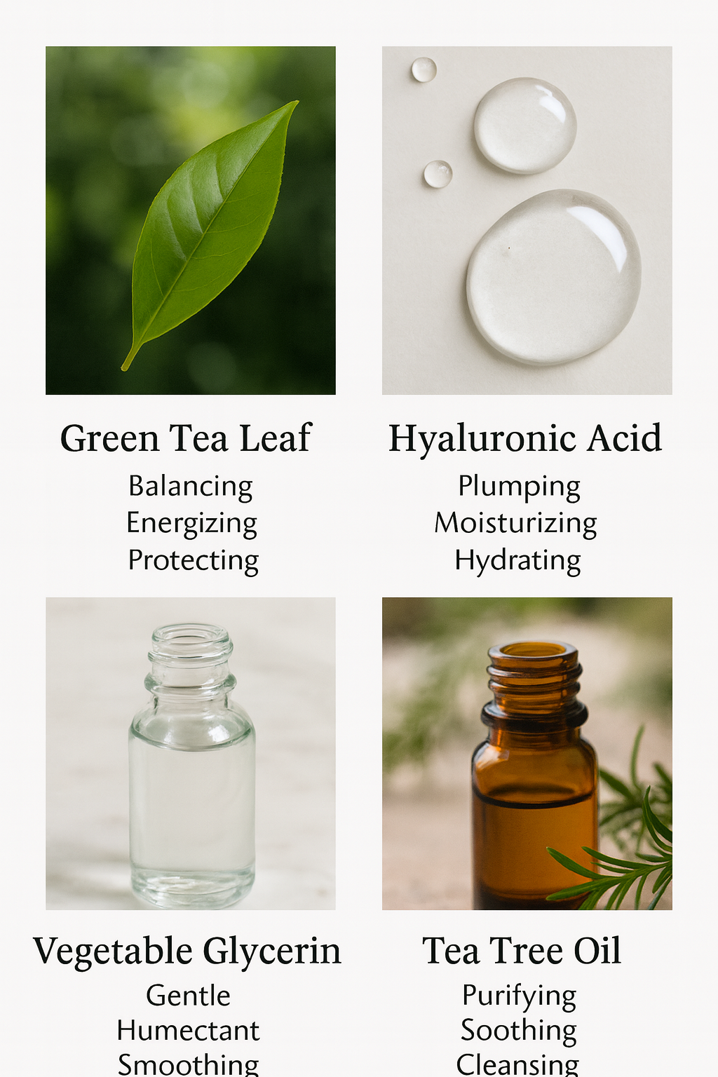 Green Tea & Rose Water Mist: Clear + Soothe