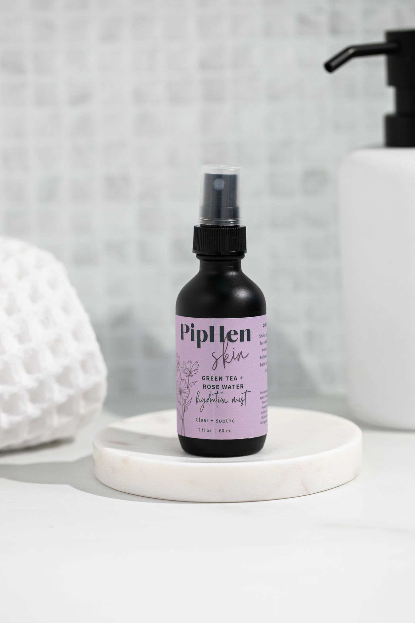 Green Tea & Rose Water Mist: Clear + Soothe