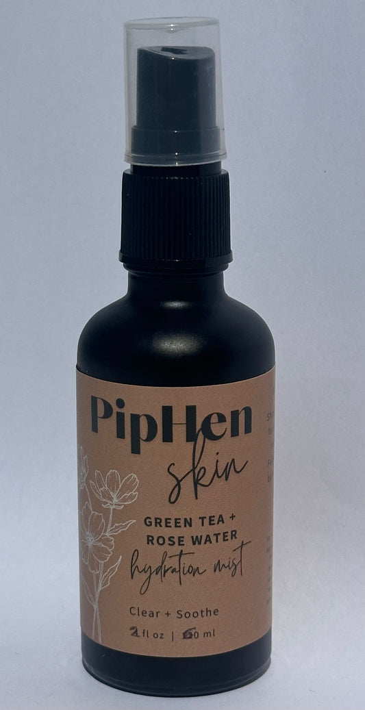 Green Tea & Rose Water Mist: Clear + Soothe