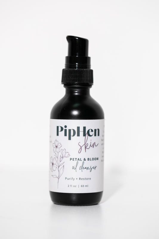 Petal & Bloom oil cleanser: Purify + Restore