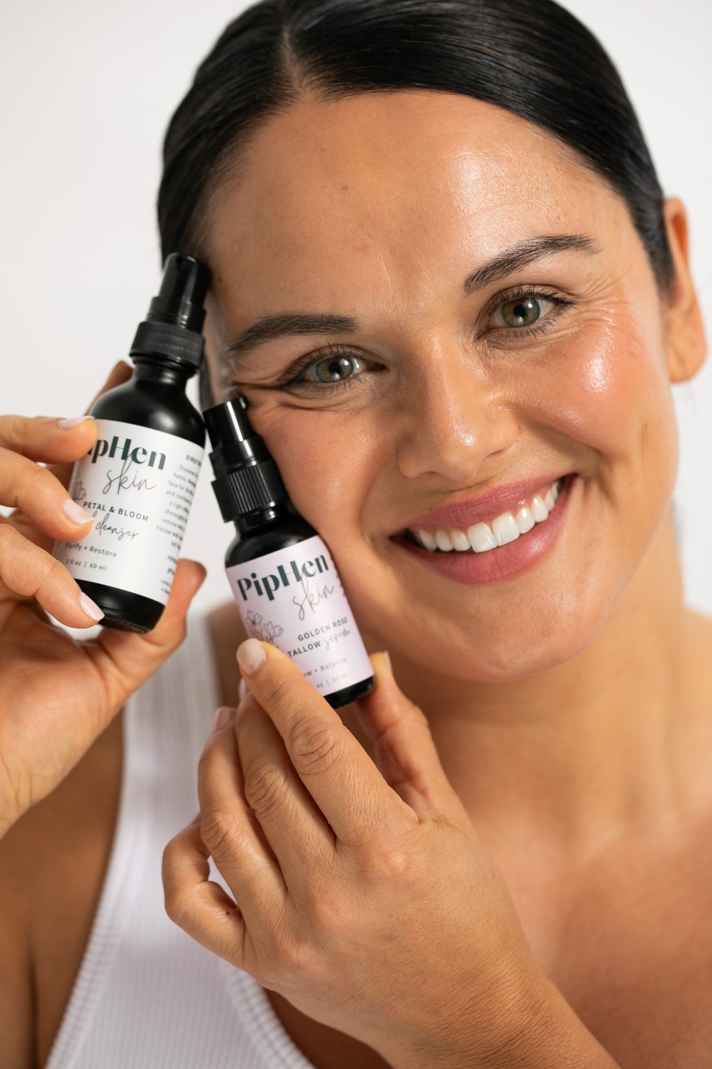 Petal & Bloom oil cleanser: Purify + Restore